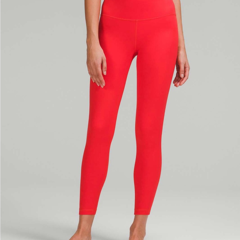 Lululemon Red Align Leggings